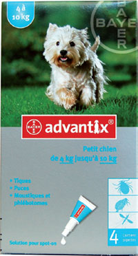 ADVANTIX Petit Chien - Pipettes anti puces et tiques