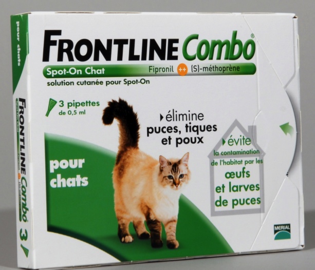 FRONTLINE COMBO SPOT ON CHAT - Pipette antiparasitaire FRONTLINE COMBO SPOT ON CHAT - Pipette antiparasitaire