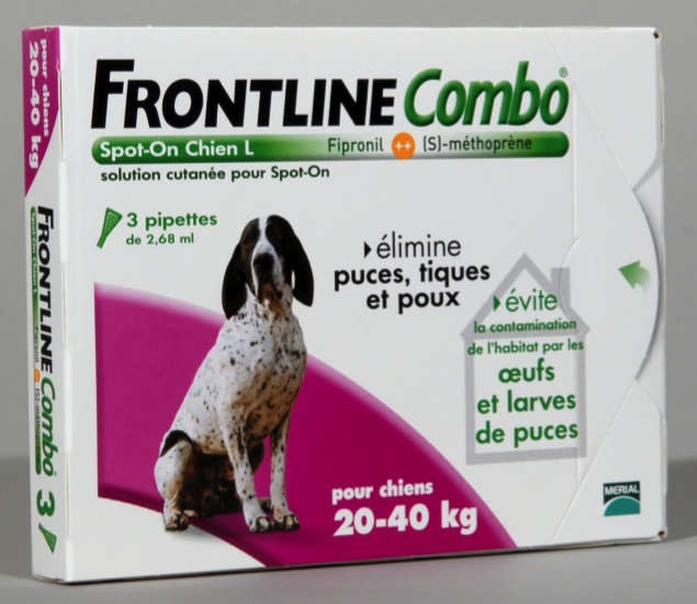 FRONTLINE COMBO SPOT ON CHIEN L (20-40 kg) - Pipette antiparasitaire
