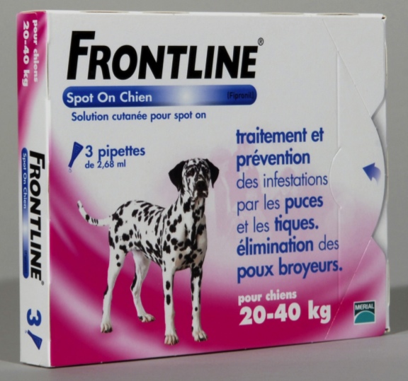 FRONTLINE SPOT ON CHIEN L (20-40 kg) - Pipette antiparasitaire