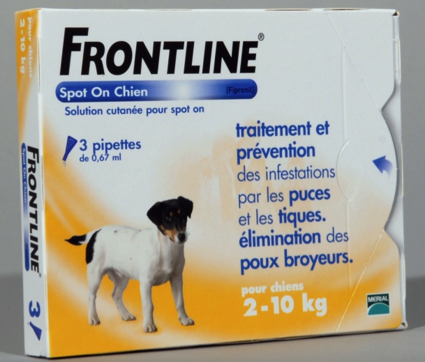 FRONTLINE SPOT ON CHIEN S (2-10 kg) - Pipette antiparasitaire FRONTLINE SPOT ON CHIEN S (2-10 kg) - Pipette antiparasitaire
