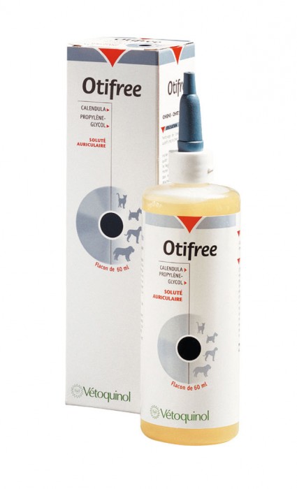 OTIFREE 60 ml Nettoyant auriculaire pour chiens et chats OTIFREE 60 ml Nettoyant auriculaire pour chiens et chats