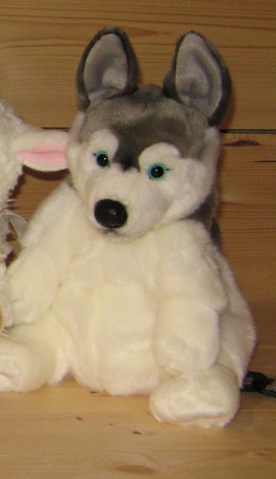 Sac � dos Chien Husky en Peluche 32 cm ANIMA