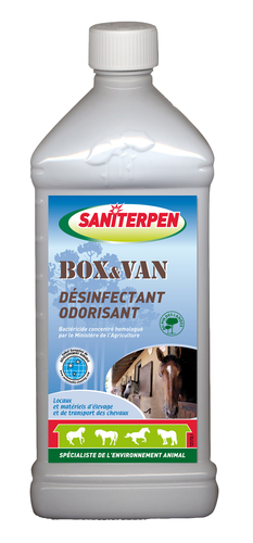SANITERPEN BOX ET VAN DESINFECTANT ODORISANT 1 litre SANITERPEN BOX ET VAN DESINFECTANT ODORISANT 1 litre