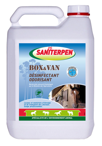 SANITERPEN BOX ET VAN DESINFECTANT ODORISANT 5 litres SANITERPEN BOX ET VAN DESINFECTANT ODORISANT 5 litres