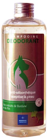 SHAMPOOING DEODORANT pour chiens et chats SHAMPOOING DEODORANT pour chiens et chats