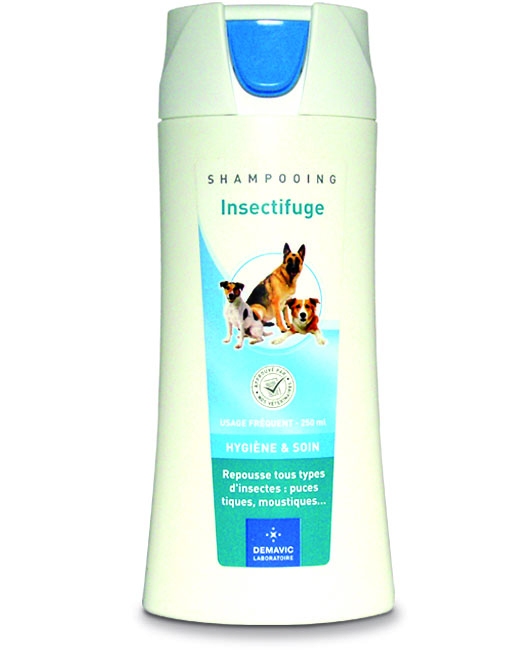 SHAMPOOING INSECTIFUGE Anti-puces pour chiens SHAMPOOING INSECTIFUGE Anti-puces pour chiens