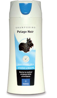 SHAMPOOING PELAGE NOIR pour chiens SHAMPOOING PELAGE NOIR pour chiens