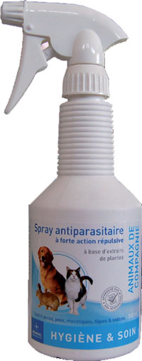 SPRAY ANTIPARASITAIRE DEMAVIC pour chiens, chats et rongeurs SPRAY ANTIPARASITAIRE DEMAVIC pour chiens, chats et rongeurs