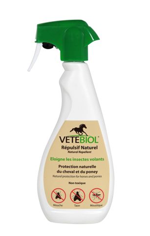 VETEBIOL REPULSIF NATUREL Anti-insectes pour chevaux VETEBIOL REPULSIF NATUREL Anti-insectes pour chevaux