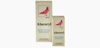 ALACORYL Fluidifiant respiratoire pour pigeons