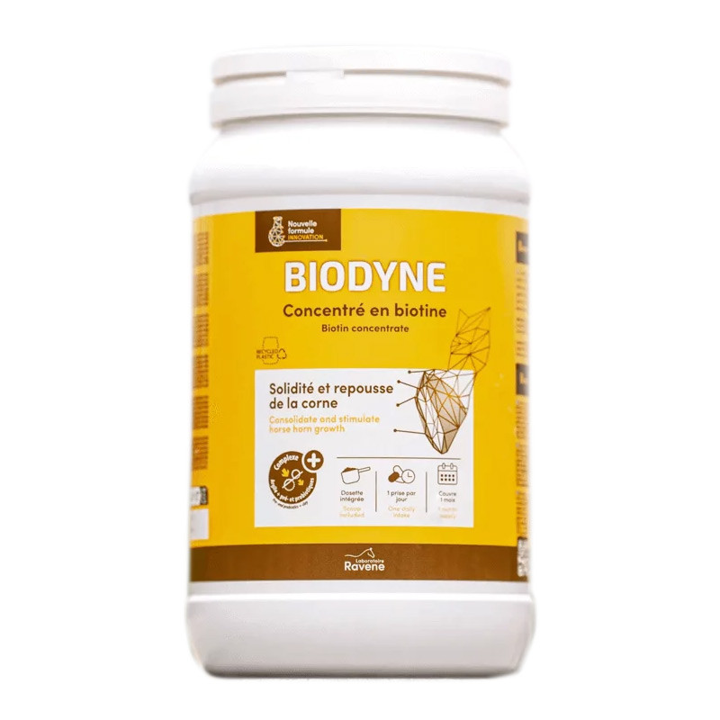 BIODYNE Concentré en biotine pour chevaux BIODYNE Concentré en biotine pour chevaux