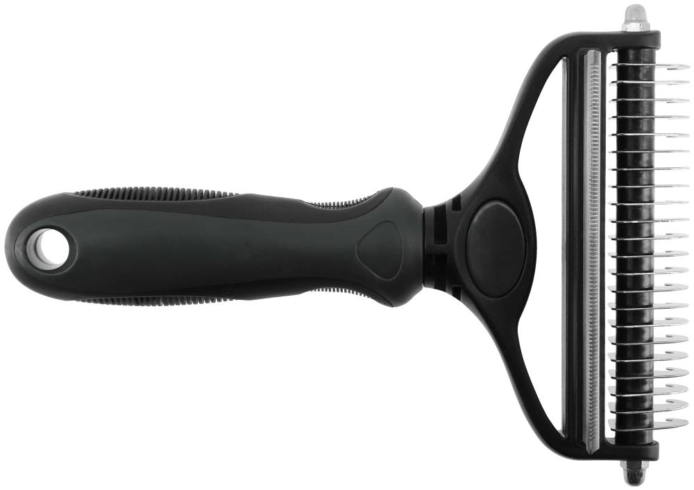 Brosse et peigne � mue 2 en 1