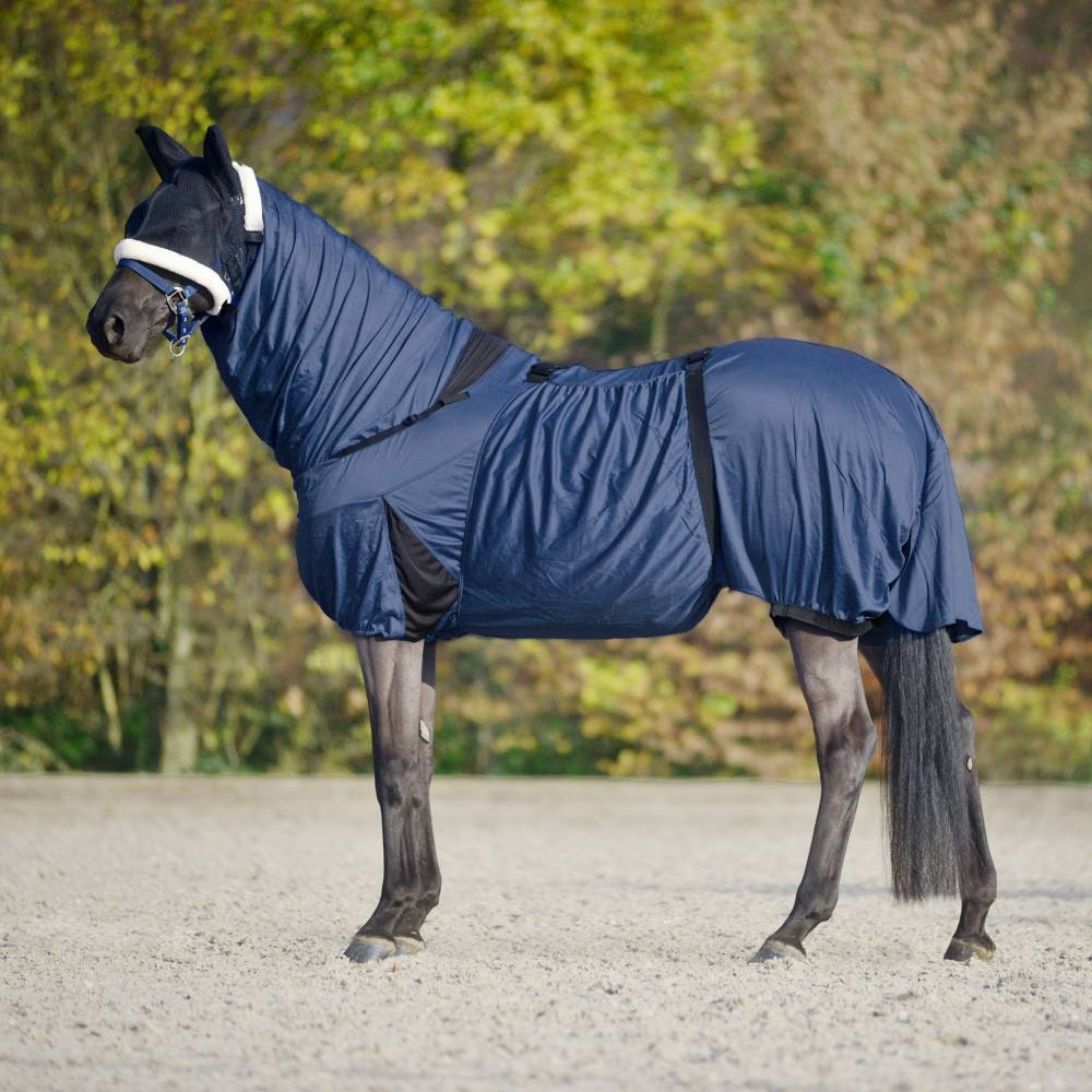 Daselfo MOUCHES COUVERTURE BasicLine Amazonie mouches défense insectes couverture couverture de cheval 