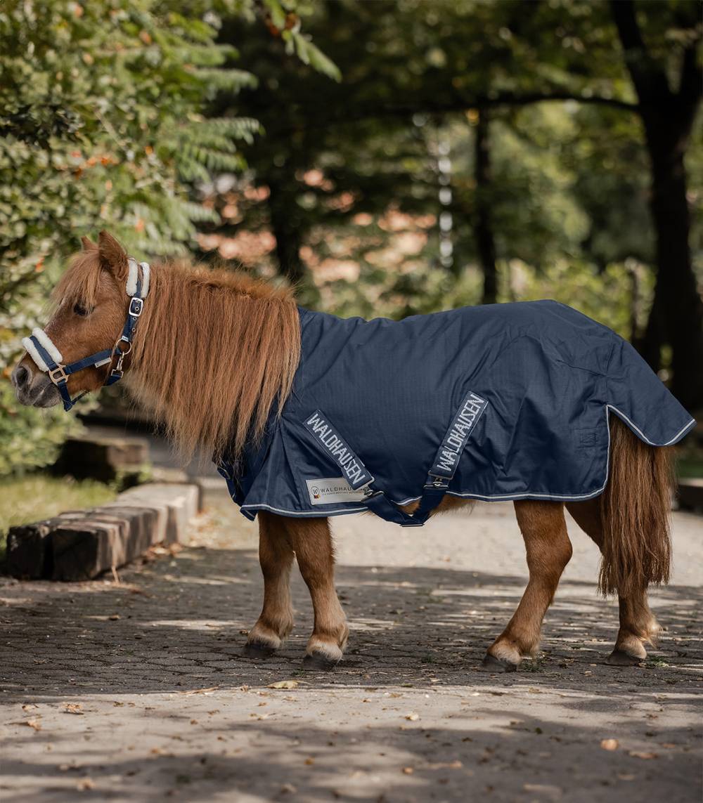 Couverture imperm&eacute;able 100 g COMFORT SHETTY pour poneys shetland
