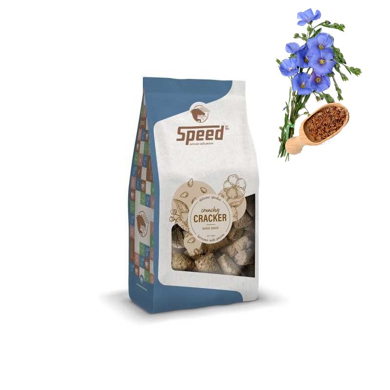 CRACKER Delicious Speedies Friandise au lin pour chevaux