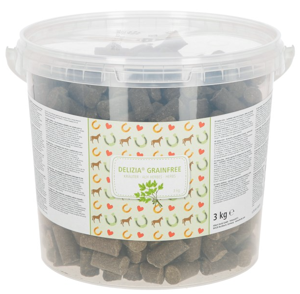 DELIZIA GRAINFREE Aux Herbes Friandises sans céréales pour chevaux