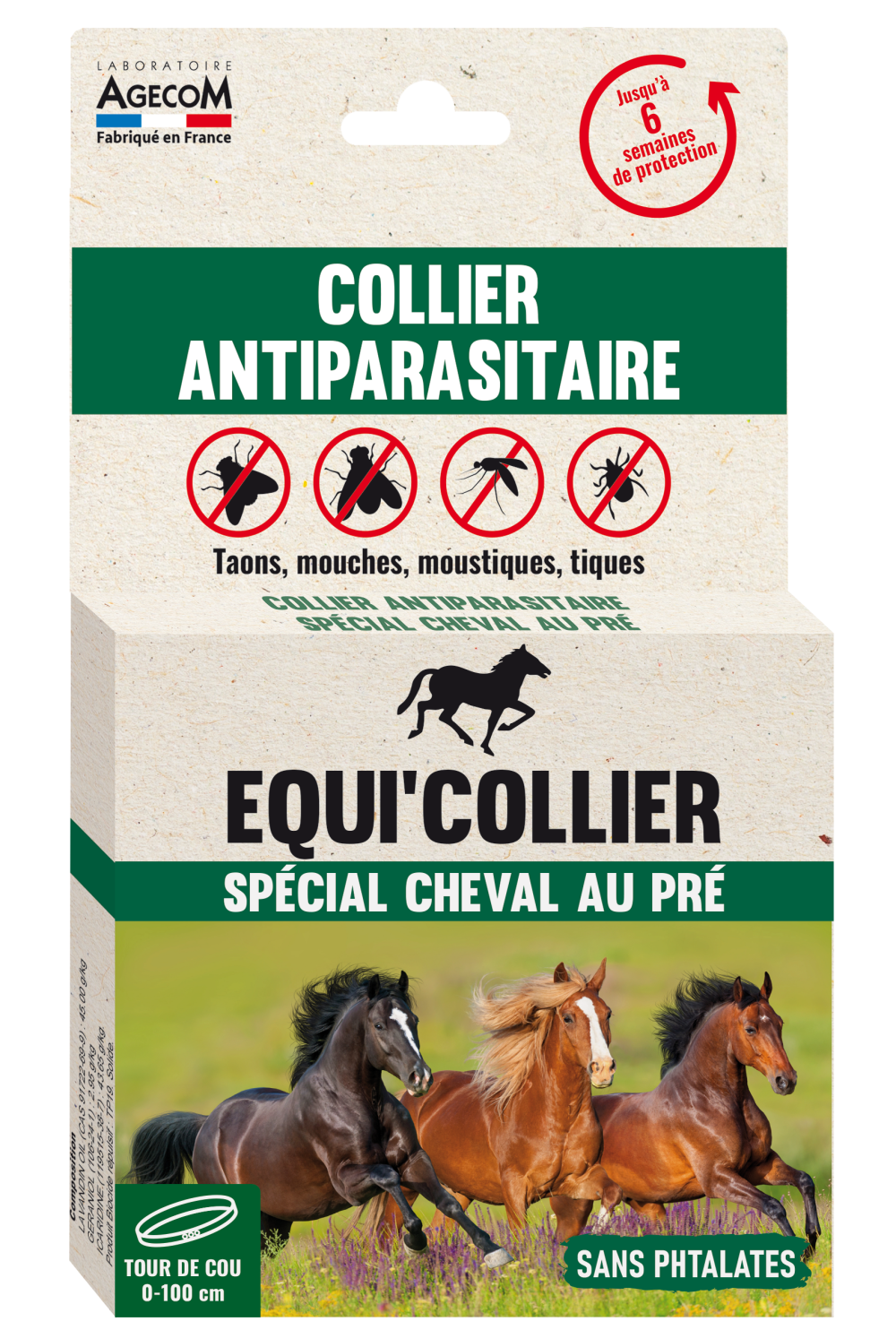 EQUI COLLIER Collier anti insectes pour chevaux