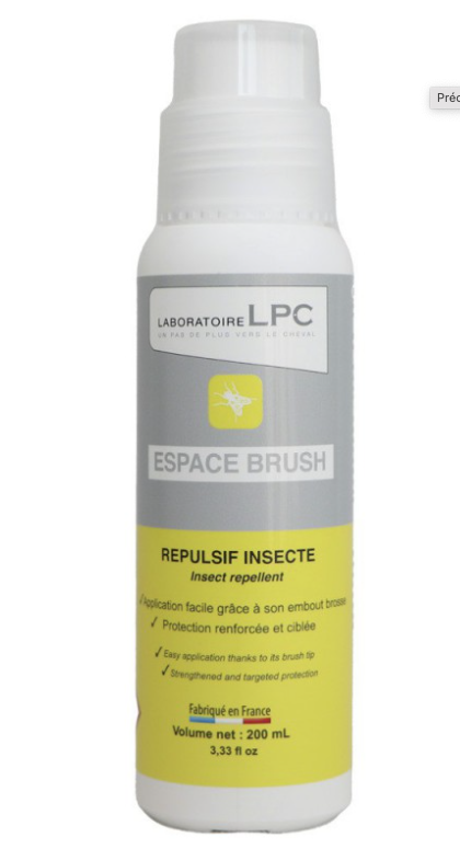 ESPACE BRUSH Rpulsif insectes pour chevaux