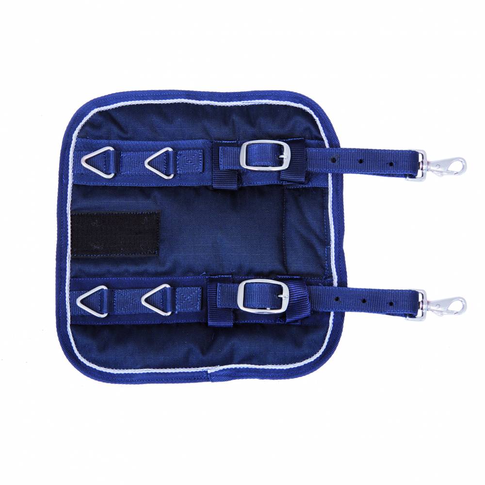 Extension de poitrail à mousquetons pour couvertures Bleu marine Extension de poitrail à mousquetons pour couvertures Bleu marine