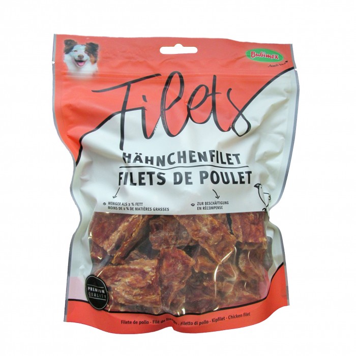 Filets de poulet 600 g Friandises pour chiens BUBIMEX