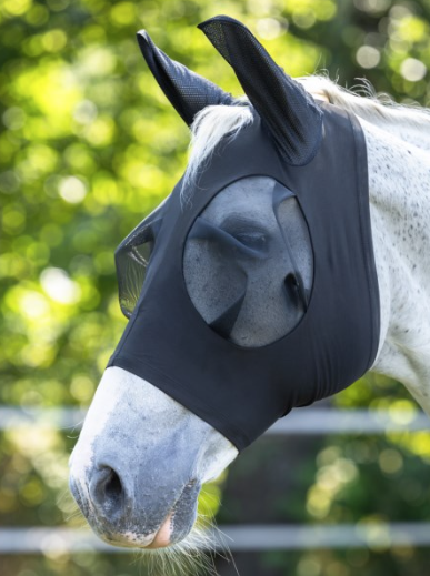 FINOSTRETCH PLUS Masque anti-mouches extensible pour chevaux