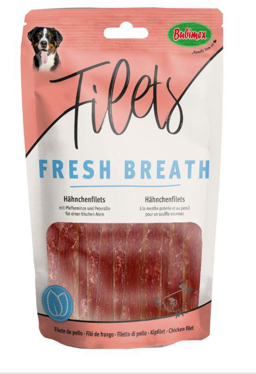 FRESH BREATH BUBIMEX Filets de poulet 100 g