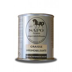 GRAISSE IMPERMEABILISANTE pour vtements huils SAPO 250 ml