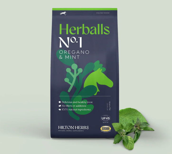 HERBALLS N&deg;1 Origan et Menthe Friandises pour chevaux