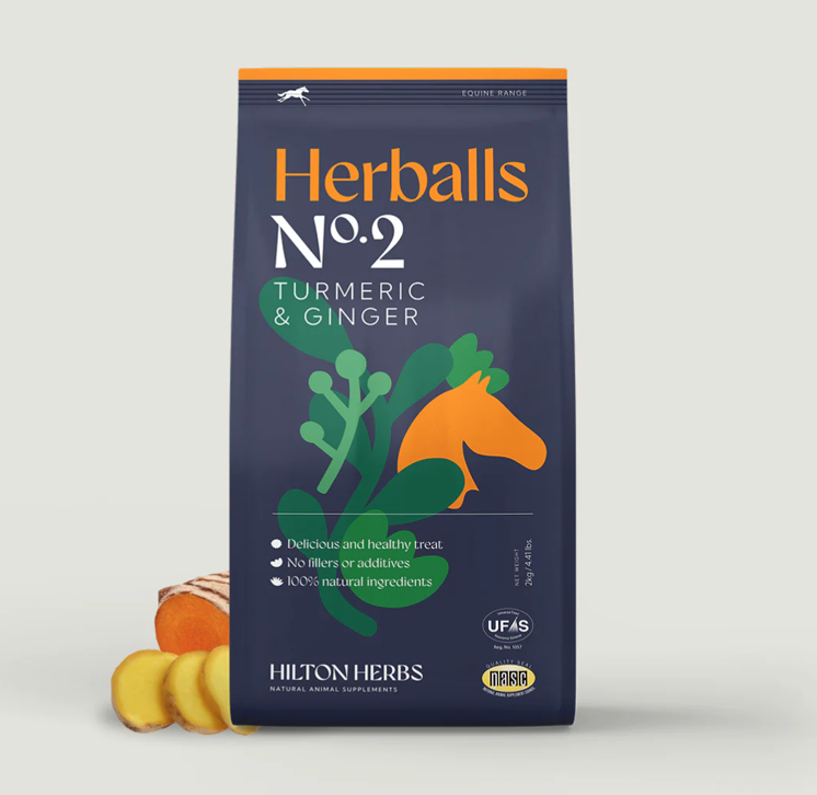 HERBALLS N&deg;2 Curcuma et Gingembre Friandises pour chevaux