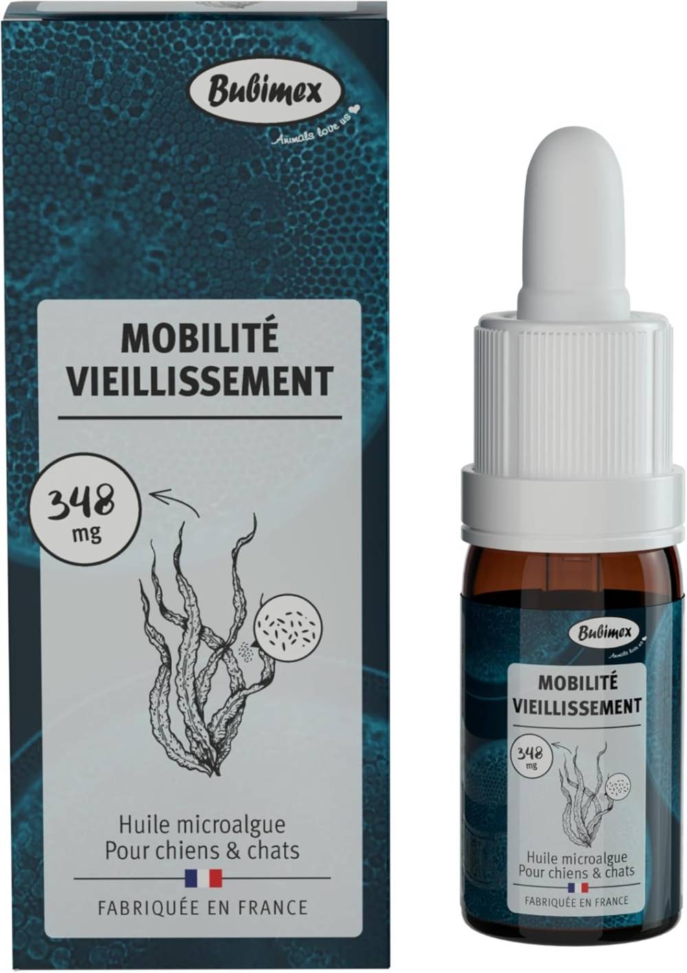 Huile microalgue pour chiens et chats