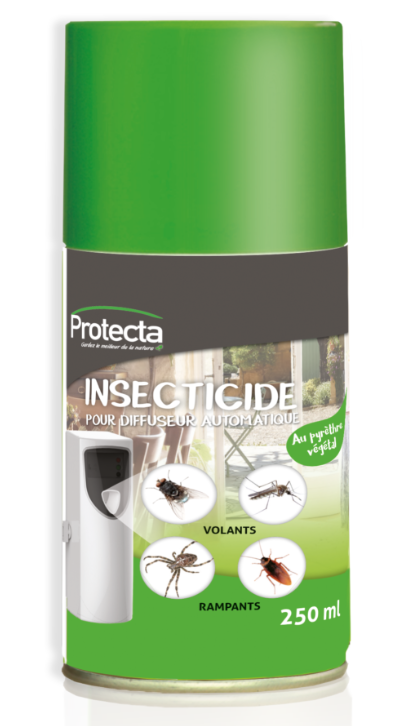 INSECTICIDE POUR DIFFUSEUR AUTOMATIQUE PROTECTA au pyrthre vgtal