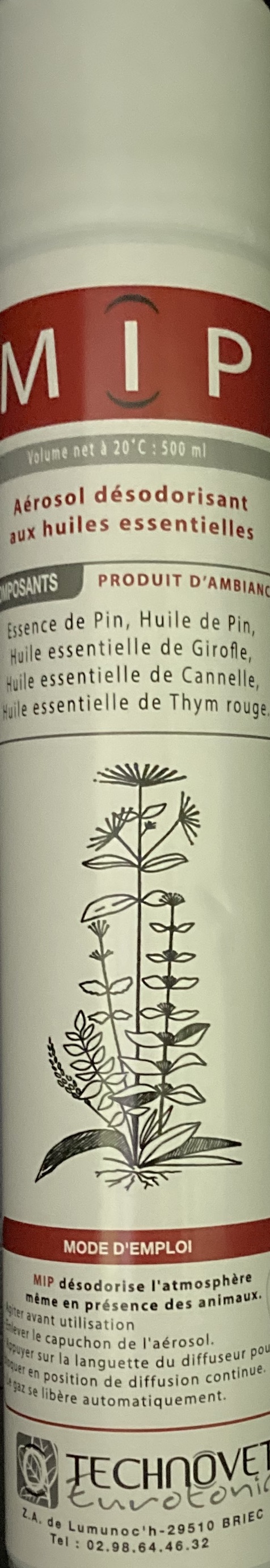 MIP assainissant aux huiles essentielles