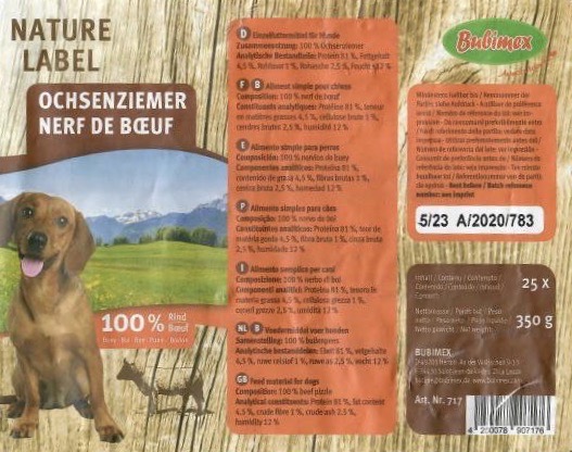 Nerfs de boeuf 25 pices BUBIMEX