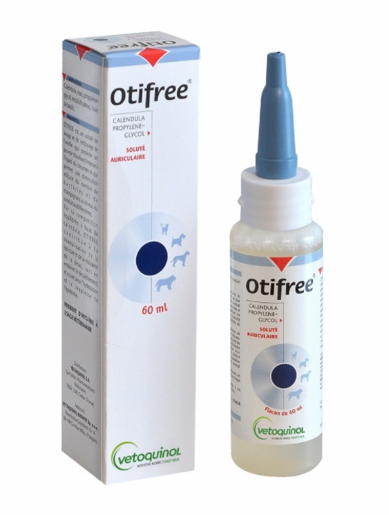 OTIFREE 60 ml Nettoyant auriculaire pour chiens et chats