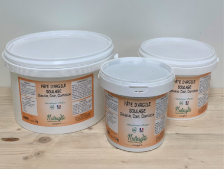 PATE D'ARGILE SOULAGE DOULEUR COUP CONTUSION NUTRAGILE