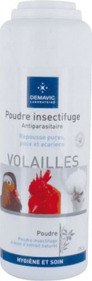 POUDRE ANTI PARASITES VOLAILLE AU PYRETHRE DEMAVIC