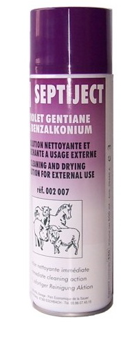 SEPTIJECT 500 ml Spray au Violet de Gentiane
