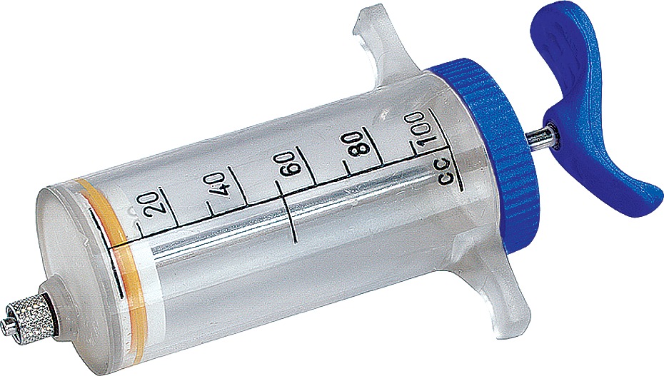 Seringue doseuse 100 ml et canule Seringue doseuse 100 ml et canule