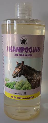 SHAMPOOING A LA CITRONNELLE DU MARECHAL pour chevaux