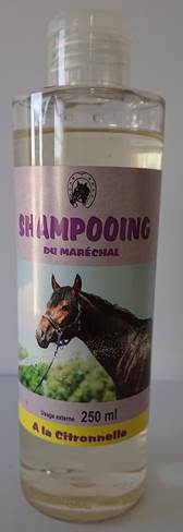 SHAMPOOING A LA CITRONNELLE DU MARECHAL pour chevaux