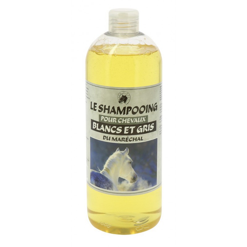 SHAMPOOING POUR CHEVAUX BLANCS ET GRIS DU MARECHAL 1 litre