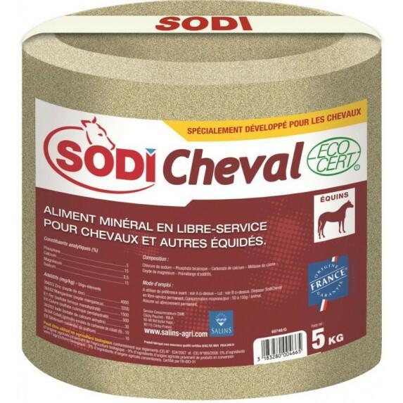 SODI CHEVAL Pierre de sel complémentée 5 kg