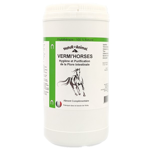 VERMI'HORSES Alternative naturelle au vermifuge pour chevaux